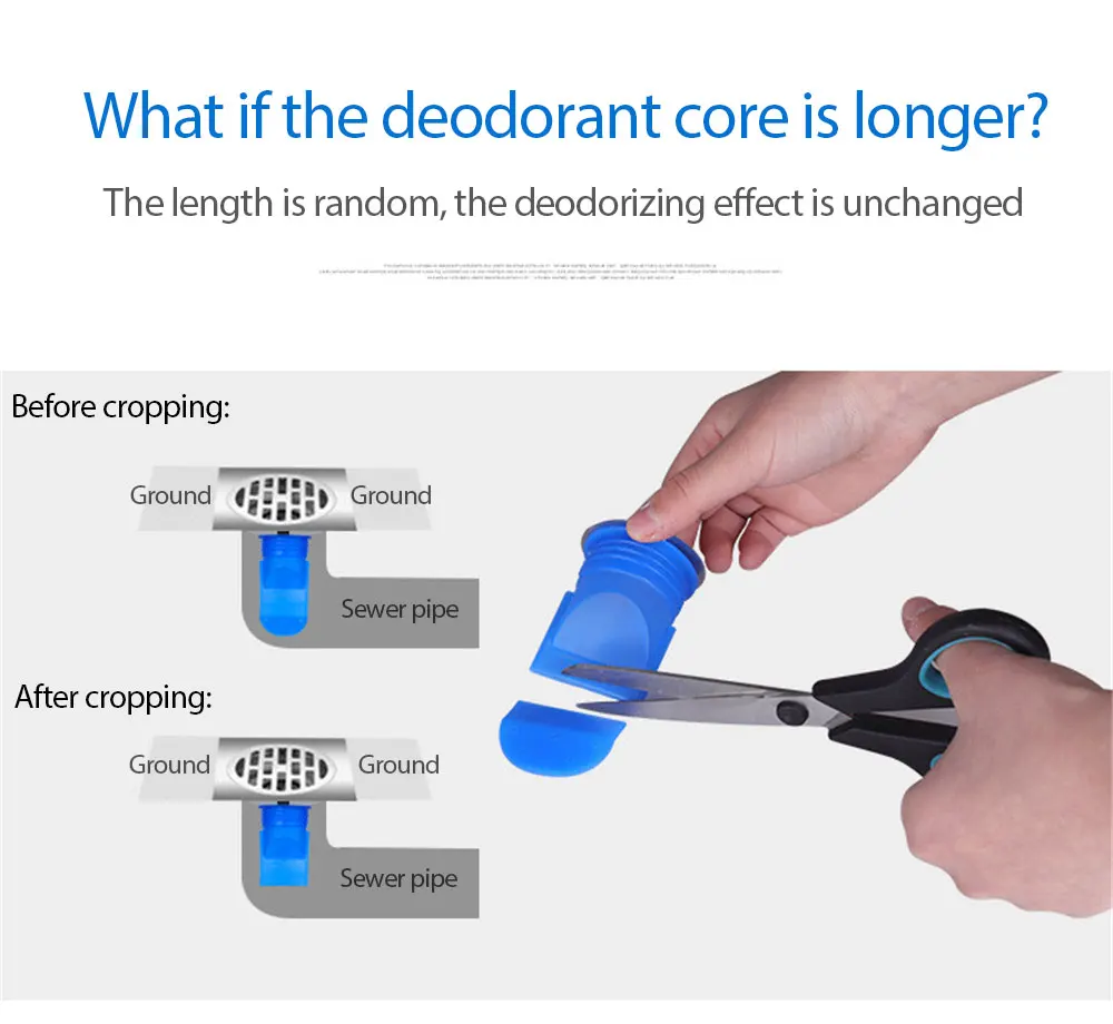 Silicone Anti-odor Floor Drain Core Anti-backflow Sealer Floor Drainer Pest Control Floor Drain Deodorant Core Pipe For Bathroom image 5