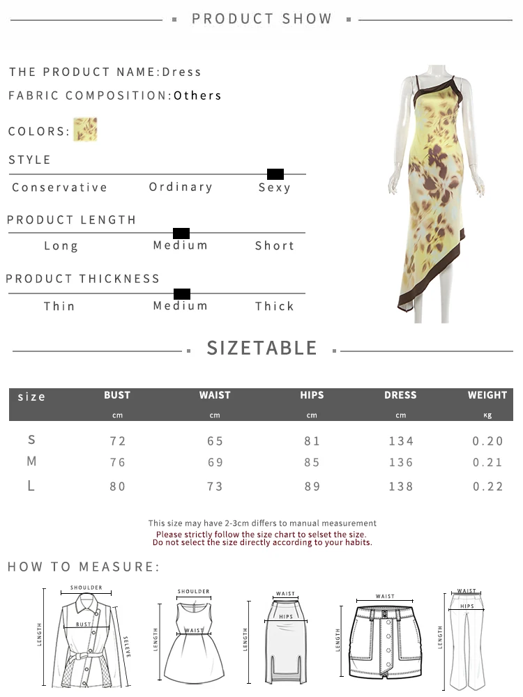 Nibber Sling-Kleid mit unregelmäßigem Saum und Pflaumenblüten-Print für Damen, Sommertrend, schräger Kragen, rückenfrei, Streetwear, eleganter Stil, lang, figurbetont – Detail 1