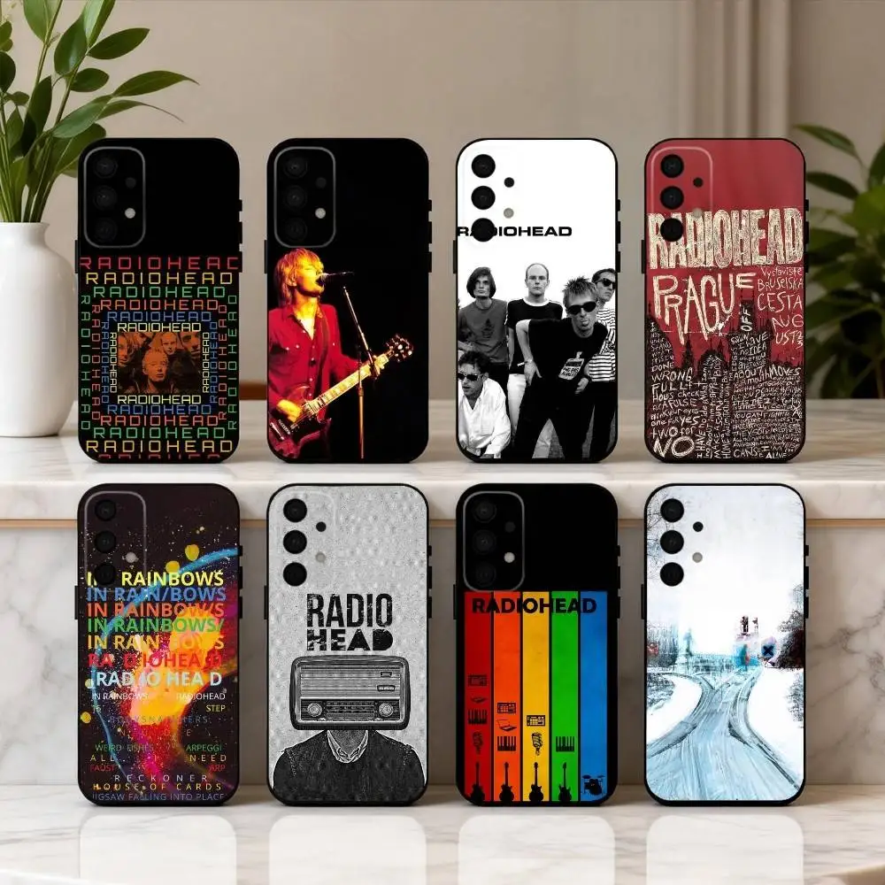 

Alternative R-Radiohead -D band Phone Case For Samsung Galaxy A73,A72,A71,A70,A53,A52,A51,Soft Silicone Black Cover