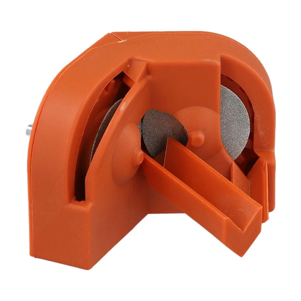 Electric Drill Bit Sharpener Double Side Grinding Wheel Polisher For 2-16mm Drills Scissors Cutters Kitchen Tools Orange
