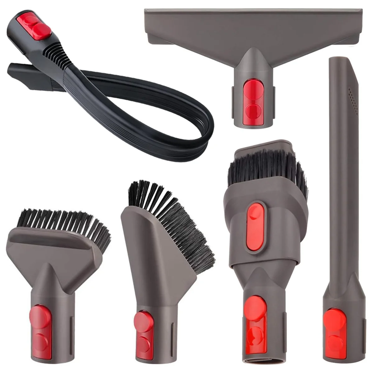 مجموعة مرفقات المكنسة الكهربائية لـ Dyson GEN5 G5 V15 V12 V11 V10 V8 V7 ملحقات المكنسة اللاسلكية أداة شق مرنة - A19G