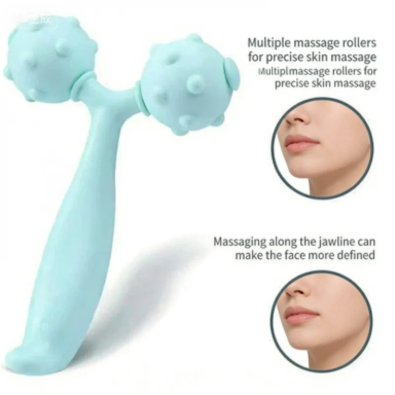 Facial lifting, firming, facial massager, muscle relaxation, face slimming, manual massage roller beauty tool
