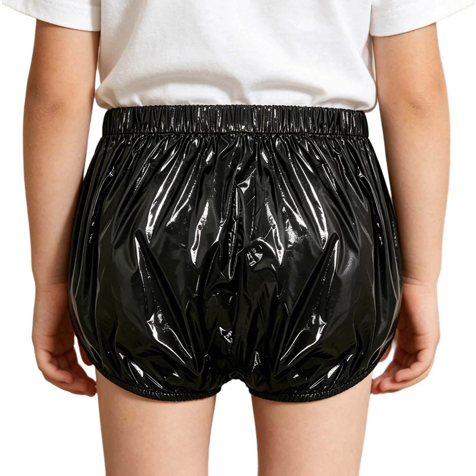 Kinder Mädchen Jungen Spezielle Bedürfnisse Adaptive Kleidung Windelüberzug-Shorts Elastischer Bund Knopf Wasserdichte Wiederverwendbare Shorts Unterwäsche