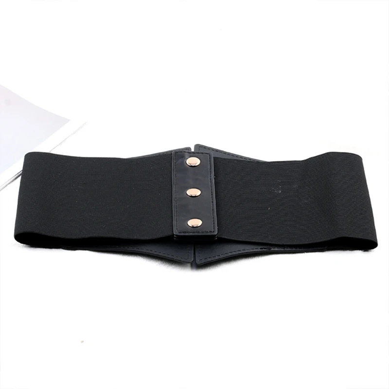 Stretchy Cinch Belt For Dresses Buckle Slimming Body Belts for Women Elastic High Waist Hiphop Rock Nightclub Sexy Jeans