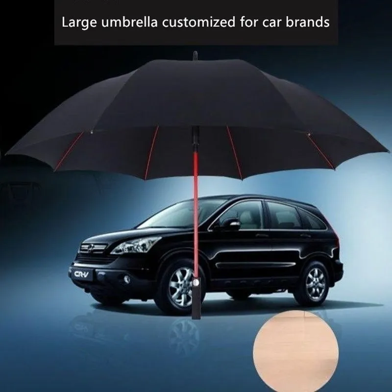 

Red Bone Tire Pattern Handle Umbrella For Mercedes-Benz BMW Tesla Car Umbrella Business Long Handle Advertising Golf Umbrella