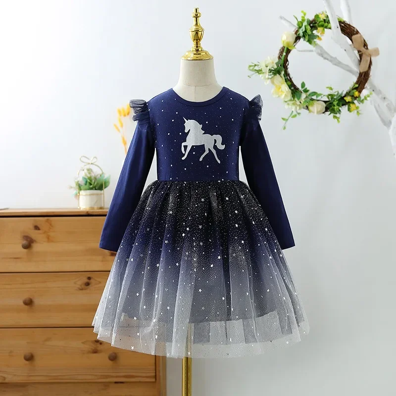 

Kids Elegant Cute Princess Tutu Vestidos Children Summer Tulle Dress Girls Dresses 2024 Girls Sequins Sleeveless Dresses