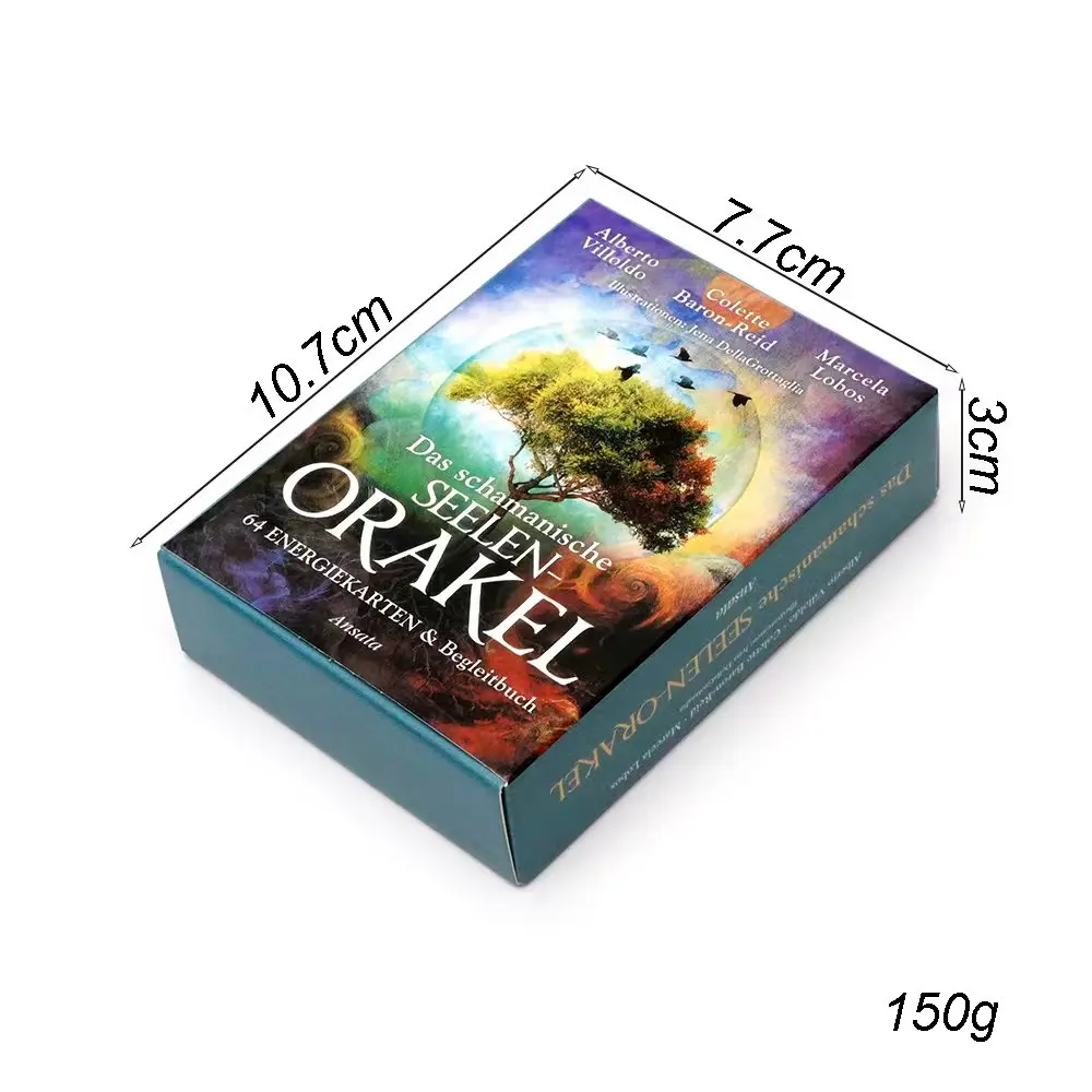    2025年ニュージャーマン版ダス・シャマニシュ・セーレン・オラクル・タロット・プロフェシー・ディバニオン・コミック・タロットカード・ファミリーパーティー・ボードゲーム