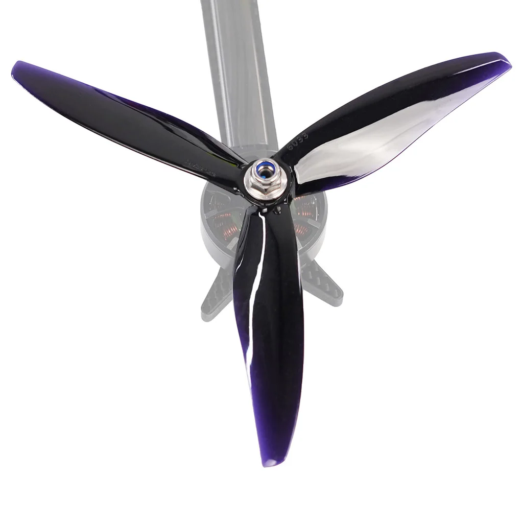8 Paar Gemfan 6033 3-Blatt PC-Propeller mit 5mm Loch für 2207 2506 2407 Brushless Motor Renndrohnen Ersatz DIY Ersatzteile – Detail 13