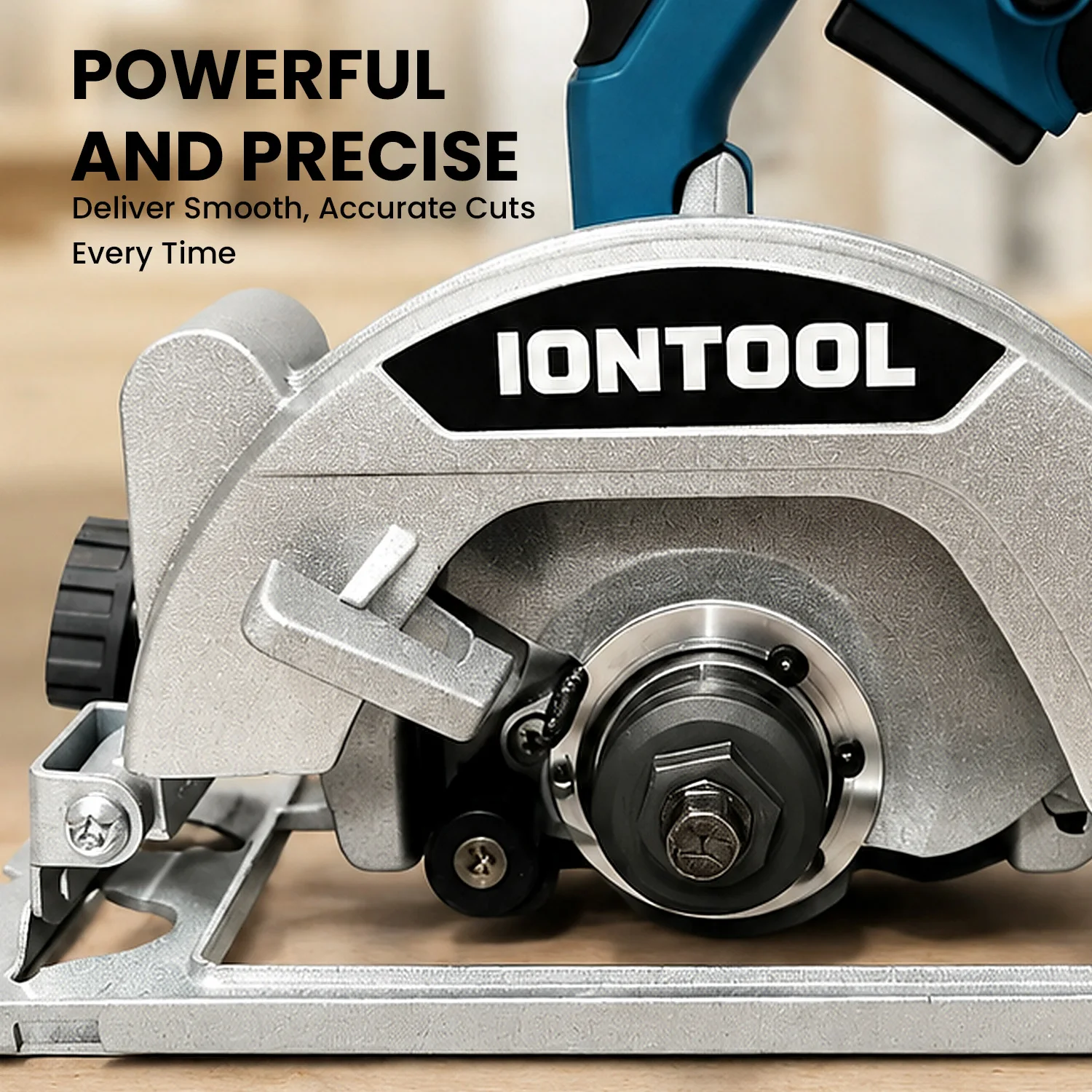IONTOOL Handheld Cordless Circular Saw 850W For Wooden Door Panel Cutting and Window Board Trimming and Wall Panel Fitting