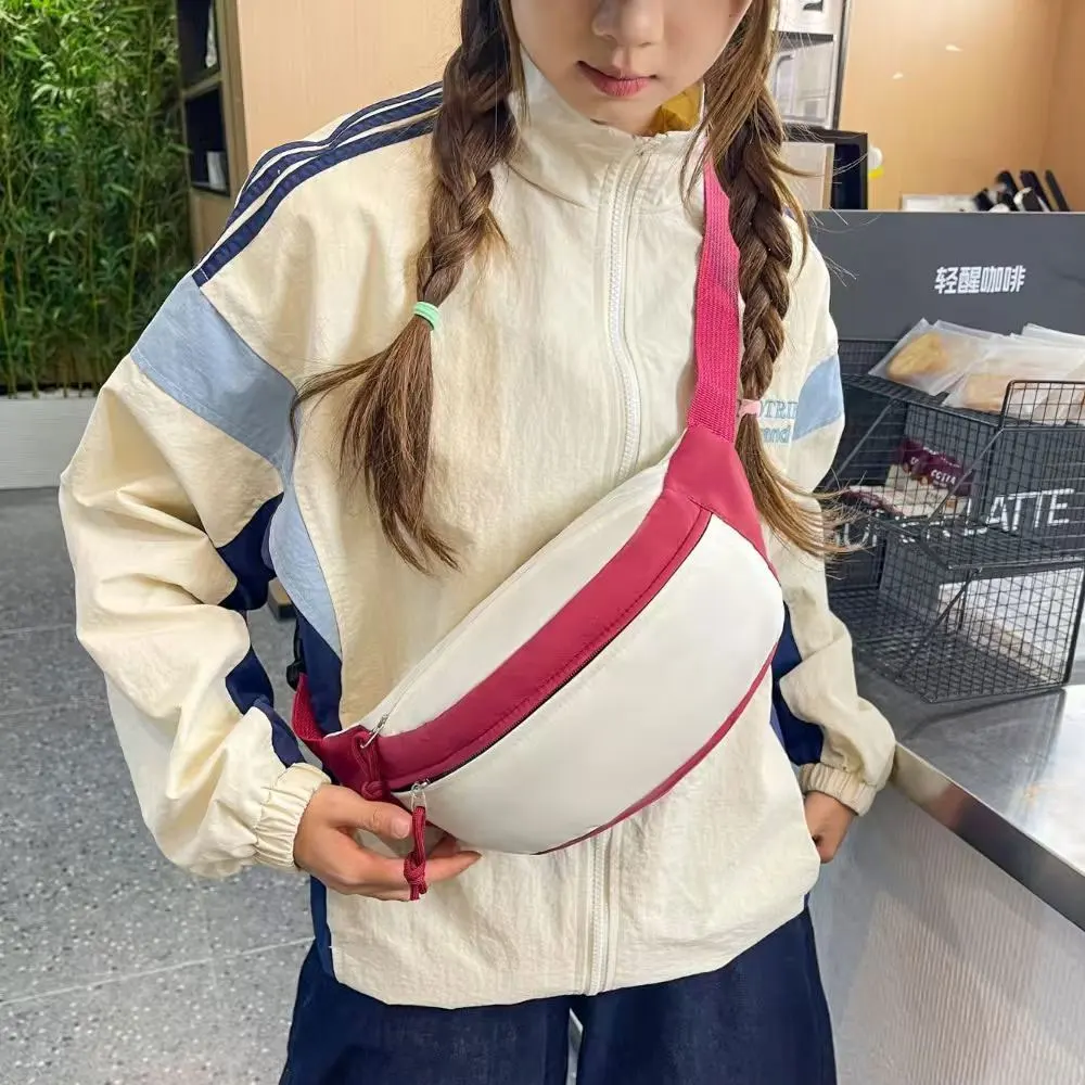 1 Piece Women's Chest Bag, Color-Blocked Casual Shoulder Bag, Crossbody Bag, Japanese Style Chest Bag for Women, Ins-Style Casual Simple Waist Bag, New Casual Travel Outdoor Cycling Sports Bag, Crossbody Bag, Versatile Sports Waist Bag, Trendy Fashion Sports Shoulder Bag, Suitable as a Gift for Women
