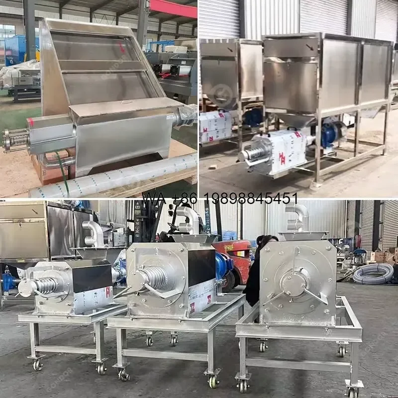 Wmwmnu for Manure Solid Liquid Separator Sludge Screw Press Dehydrator Cow Dung Dewatering for Plant