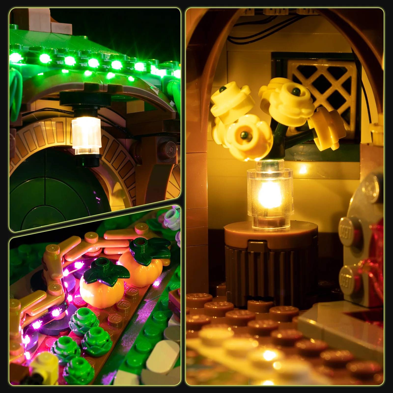 LED Light Set for LEGO The Lord of the Rings: The Shire 10354 Building Blocks