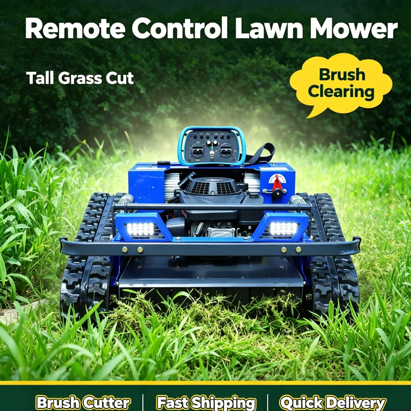 Customized Free Extra Attachments Remote Control Lawn Mower Zero Turn All Terrain Labor Saving For Home Lawn