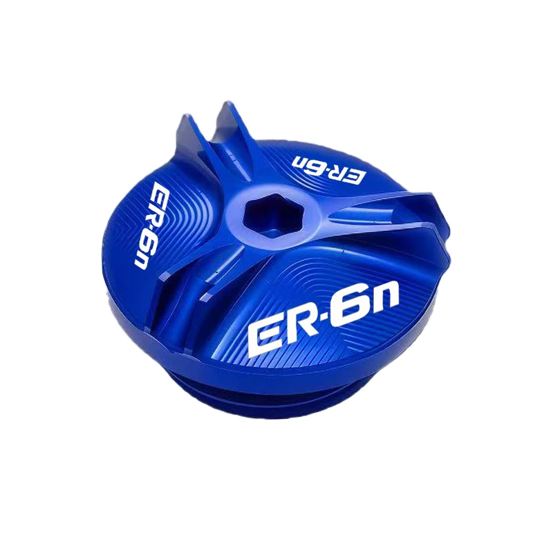 Motorcycle For Kawasaki ER 6N ER6N 2009-2026 ER-6N engine oil cap bolts fuel filler cap protection accessories