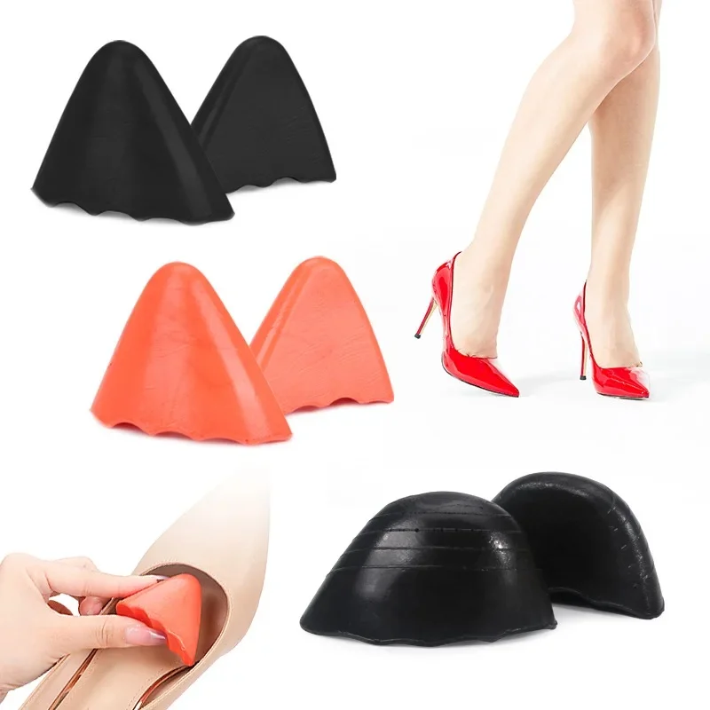 2Pcs/6Pcs Toe Plug Insert Soft Anti-wear Toe Filled shoe insert High Heels Pain Relief Protector Adjustable-size pads