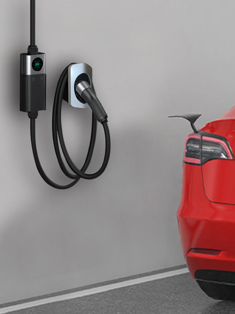 FITMPH EV Charger Cable Holder for US Tesla, with Wall Box Cable Organizer, only for US Tesla owners, NACS EV Cable Organizer