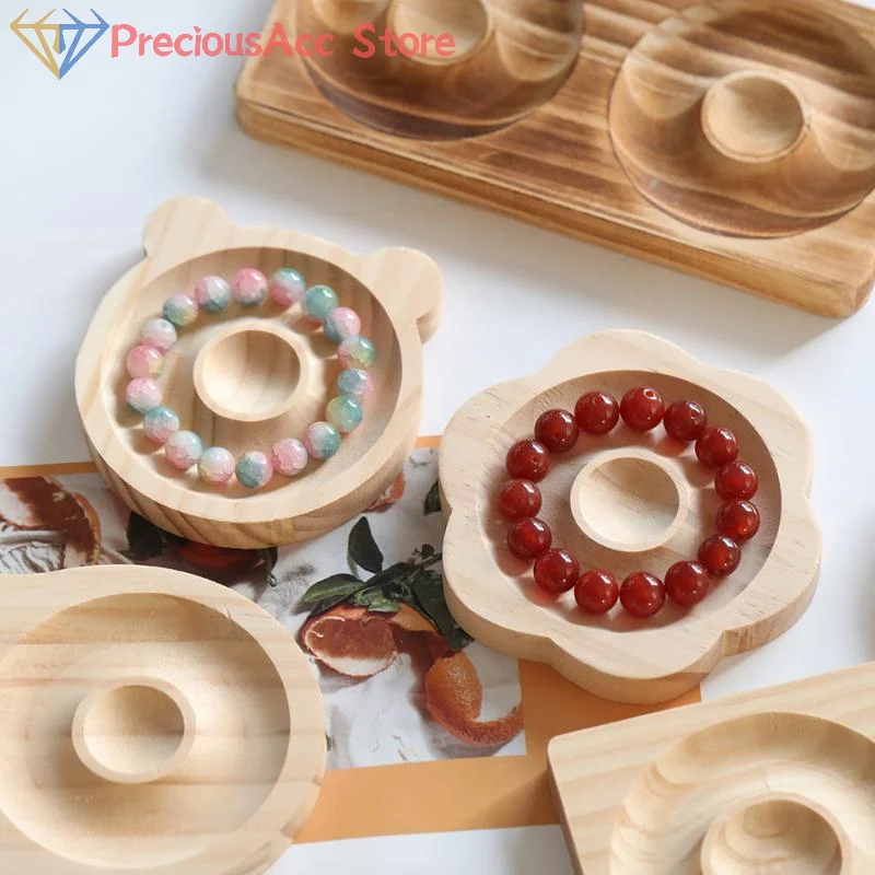 For DIY Jewelry Making Colorful Flocked Bead Board For Bracelet Necklace Tray Beading Accessories Measuring Tools Crafts