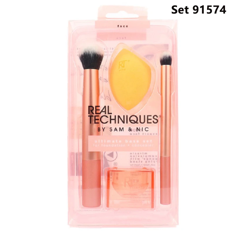 Tecniche reali professionoanl Set di pennelli per trucco morbidi e soffici fondotinta per ombretti fondotinta cosmetico in polvere Blush Blending