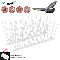 New Balcony Anti-bird Pigeon Spikes and Bird Repeller Deterrent Anti Bird Repellent Stainless Steel Anti Bird Thorn Nail Kit