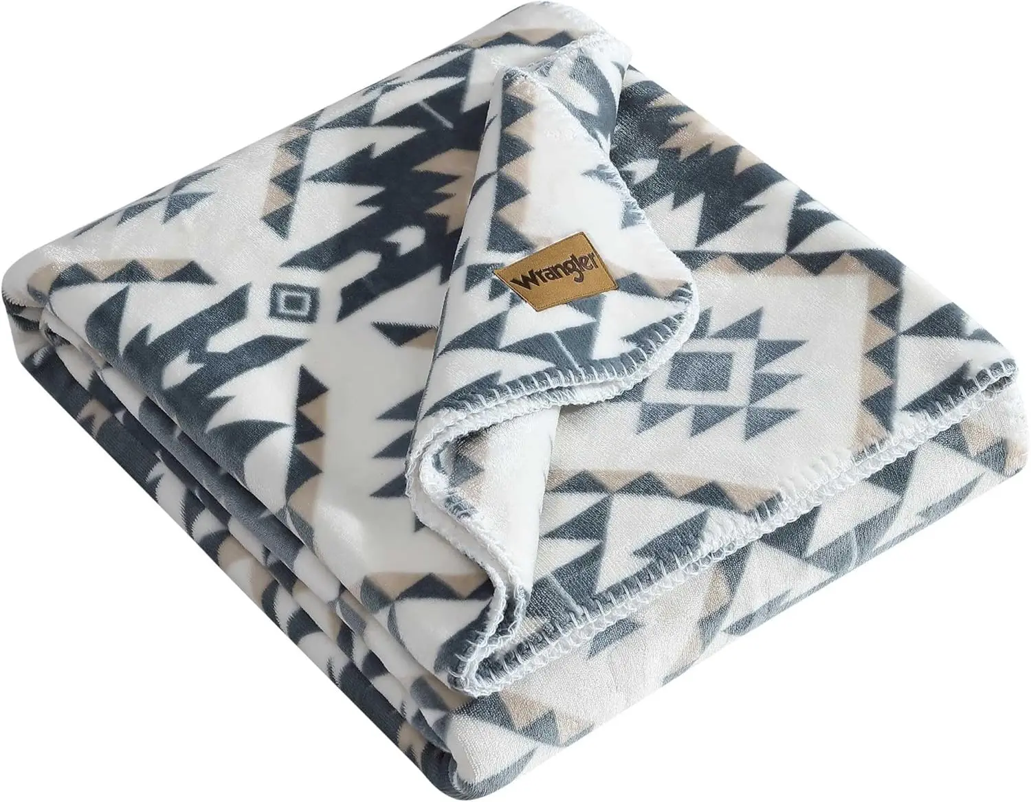 

Ultra Soft Reversible Throw Blanket, Oversized 90x90 for Bed or Couch, Year-Round Comfort (Dakota Grey)
