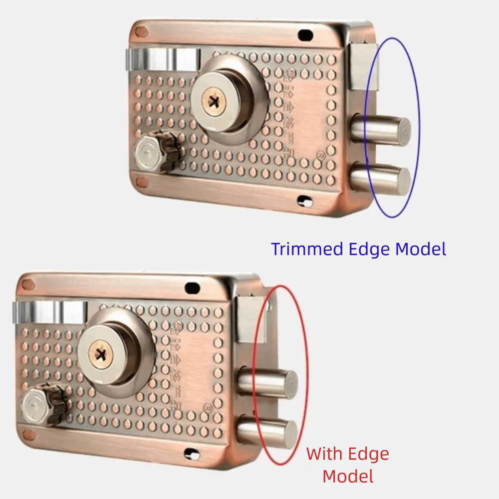 

Замок для наружных дверей из нержавеющей стали, высокопрочный стальной засов, противоугонный дверной замок с медным крюком, многоуровневая защита