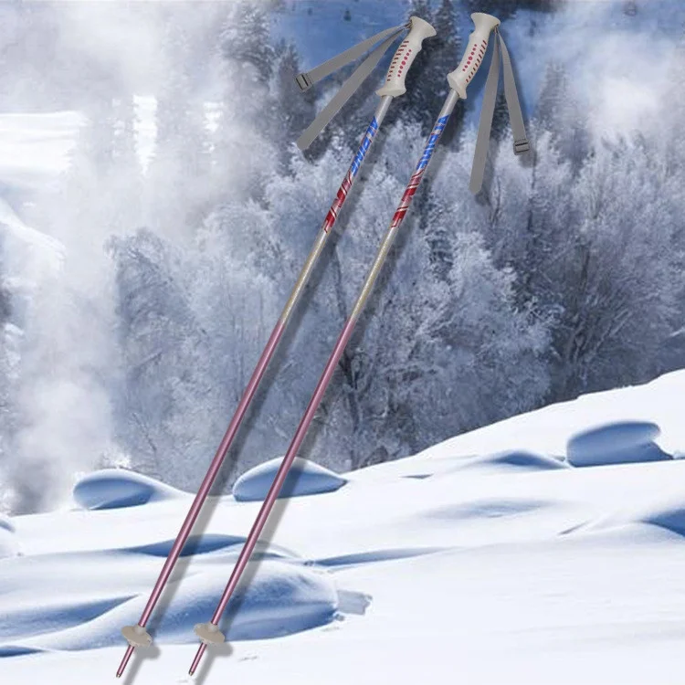 batons-de-ski-pour-la-randonnee-en-plein-air-le-camping-d'hiver-la-randonnee-et-l'escalade