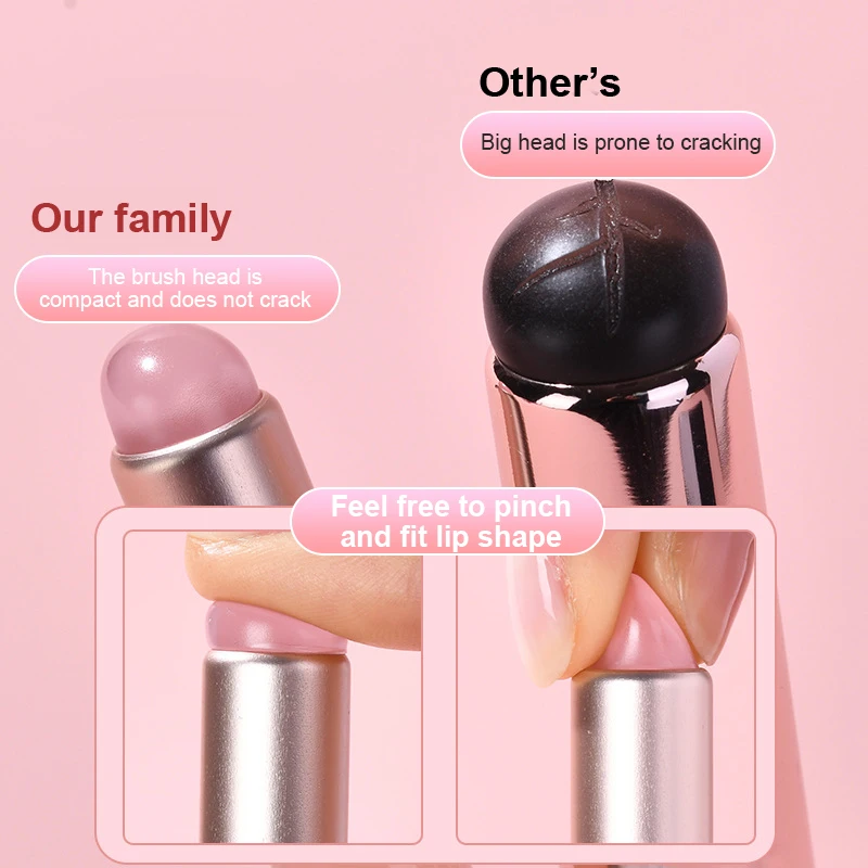 Upgrade Silicone Lip Concealer Makeup Brushes Silicone Brush For Lip Balm Lip Gloss Lipstick MultiFunction Brush