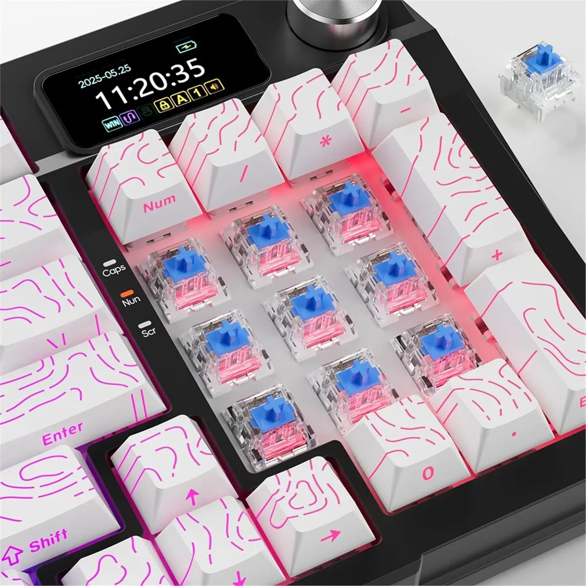 Cmpt And Acce Store Offer PC Accessories 50Pcs Blue Dustproof Mechanical Keyboard Switches Clicky Tactile