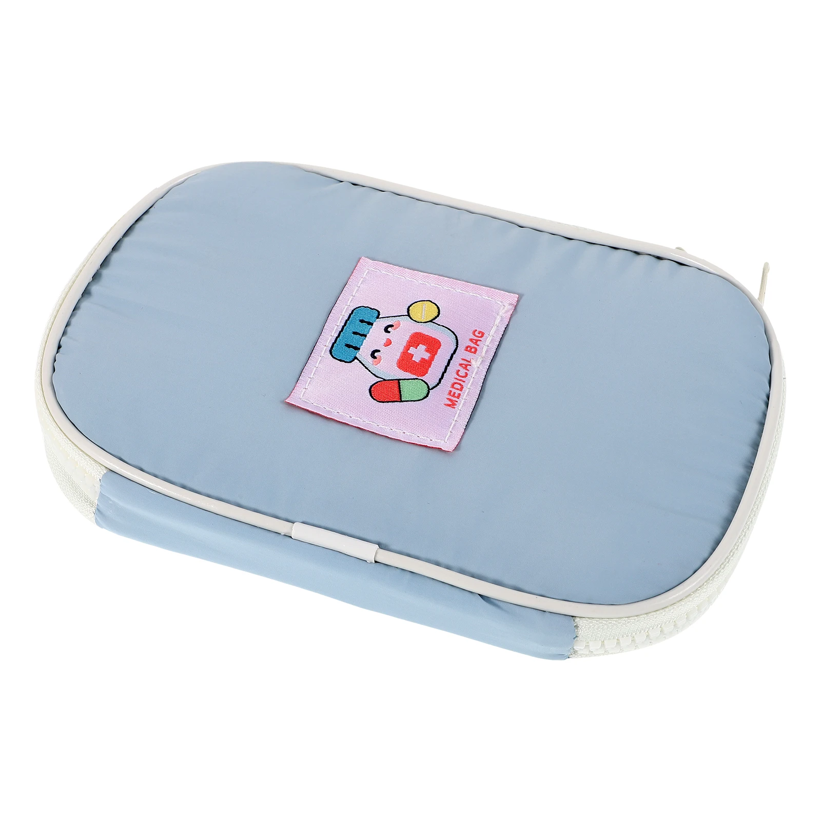 

Portable Medicine Bag Emergency Medical Equipment Travel Kit Nylon Storage Cartoon Design Lightweight Outdoor Use Medication