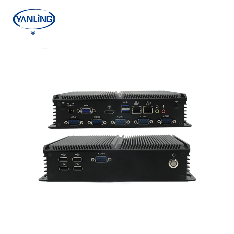 J4125 Industrial PC Fanless Micro Computer Host New Embedded Industrial With Multi-port DDR4 RAM Intel Core I5 Processor Series