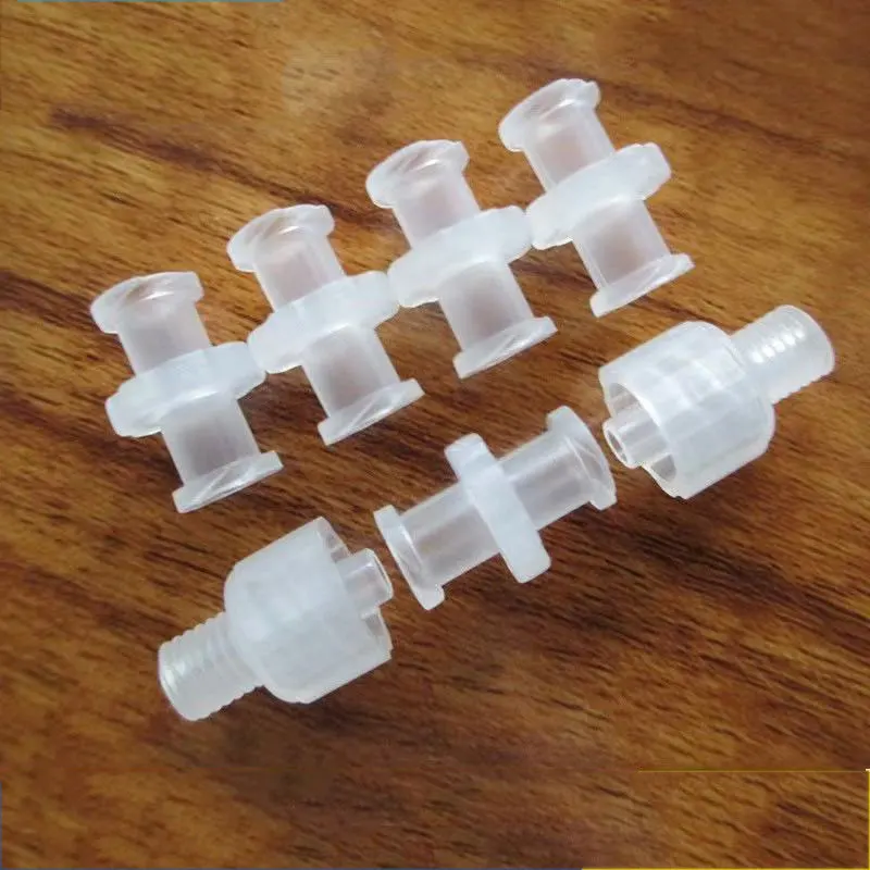 

Medical sterile Ruhr lock connector to syringe mother to mother transparent adapter double connector