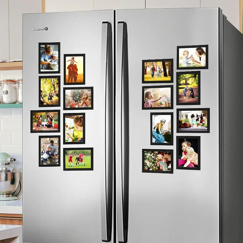 Multi-size Magnetic Picture Frames Self Adhesive Photo Wall Holder Certificate Display Holders Poster Board Office Frame Sheet