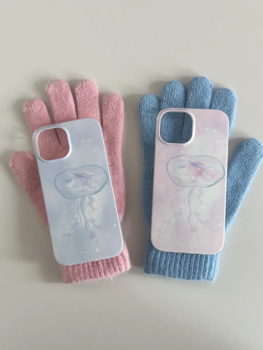 

Оригинальный креативный чехол для телефона Jellyfi с рисунком, полное покрытие, гладкая поверхность с большим отверстием для iPhone5, двухслойный, Imd Protec...