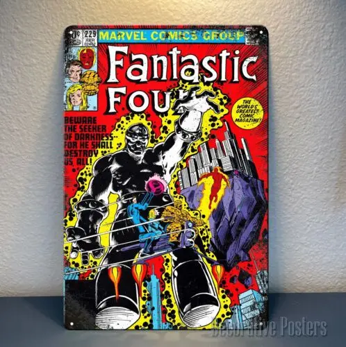 229 Metallposter – Sammelbares Comic-Buch-Schild – Größe: 20 x 30 cm – Aluminium
