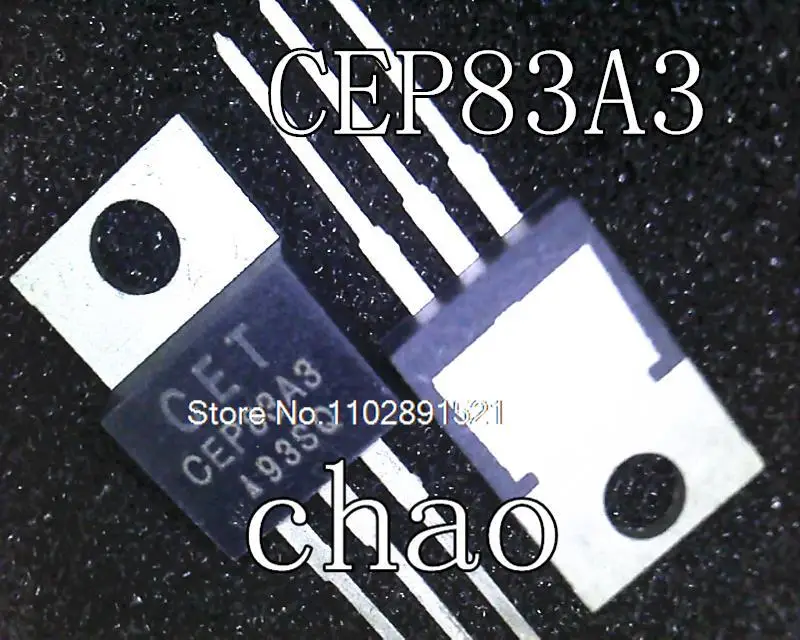 

5PCS/LOT MOS CEP83A3G CEP83A3 30V 102A TO-220