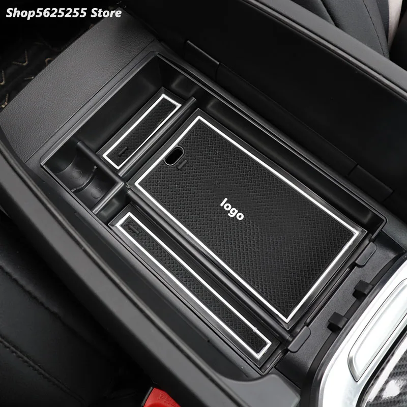 

Car Central Control Storage Box Central Armrest Box Decorative Cover Trim for Changan Cs85 2019 2020 2021 Accessories