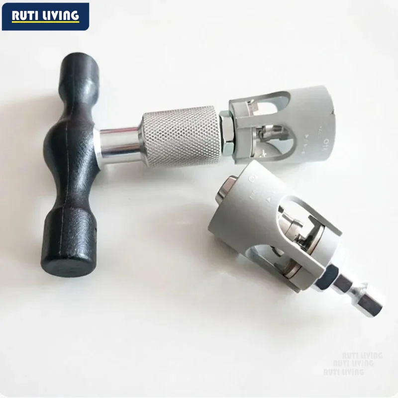 Inner & Outer Chamfering, Reaming & Calibrating Tool for PEX/PERT Pipe - Aluminum Plastic Pipe Deburring Tool