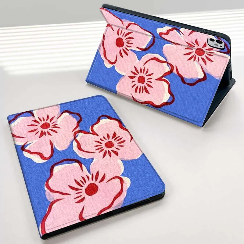 

Creative Floral Pattern For iPad mini Air 1 2 3 4 5 6 7 6th 7th 9 11 13 M3 M2 gen 7.9 8.3 10.9 Inch 2025 Tablet Case