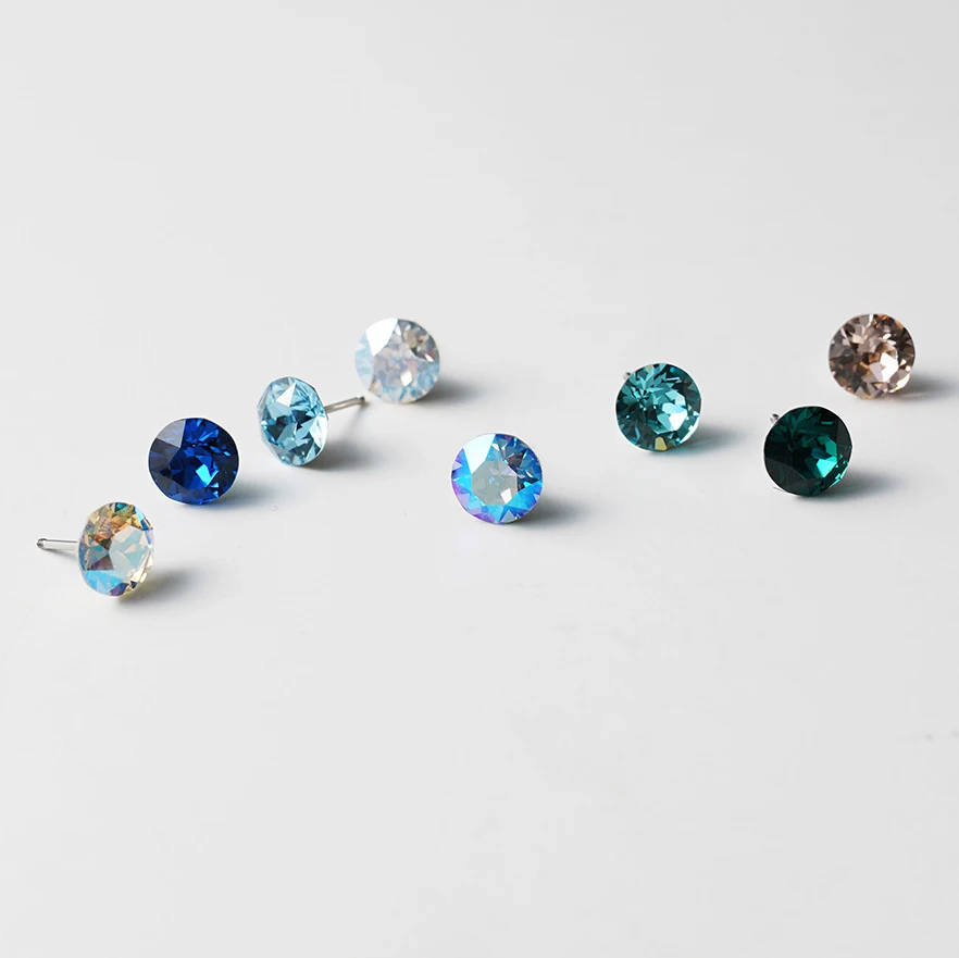 NEW Genuine Crystals from Austria 1088 XIRIUS Chaton For Nail Art DIY Earrings Jewelry Pointed Back Foiled Rhinestone Strass