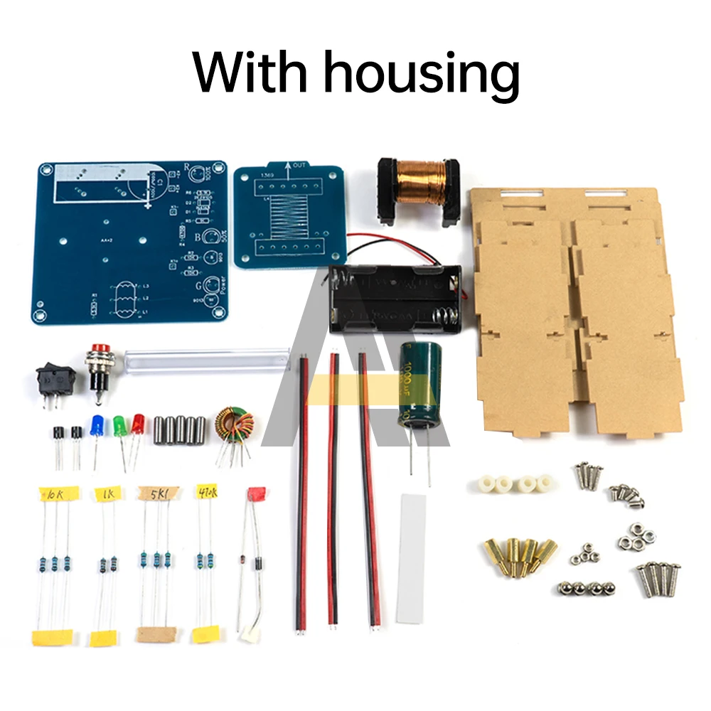 Electric Magnetic Transmitter DIY Electronics Kit Mini Voltage Converter Module Electromagnetic Launcher Soldering Projects Kits