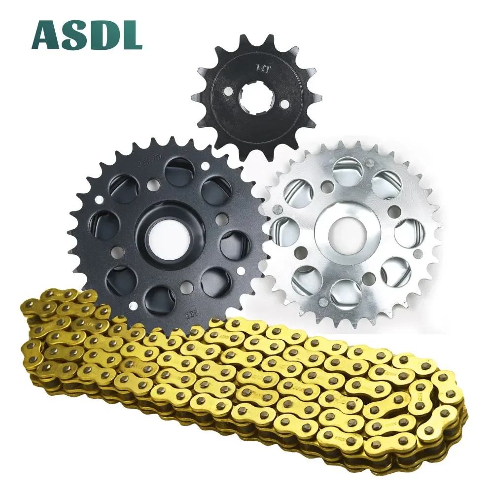 520H 14T 32T Motorcycle Transmission Drive Chain and Front Rear Sprocket Set for HONDA CA250 Rebel CA 250 14 32 Teeth 520 Chain