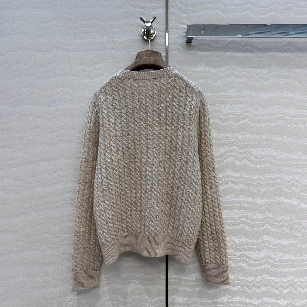 2026 High Quality Women's Knitted Knitted Sweater Wide Leg Pants Two Piece Set--hb807