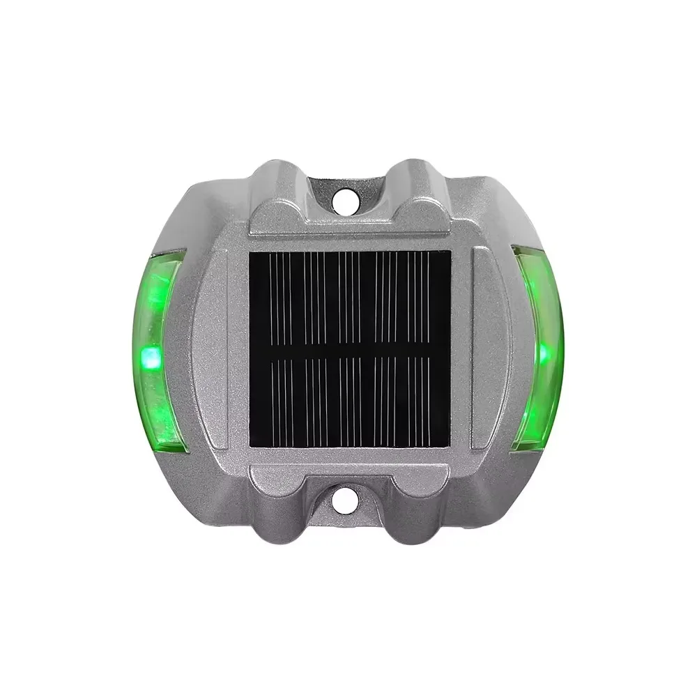 Warning Light Smart Solar Road Stud Solar Powered Reusable Driveway Light Durable Casting Aluminum LED Deck Light Driveway