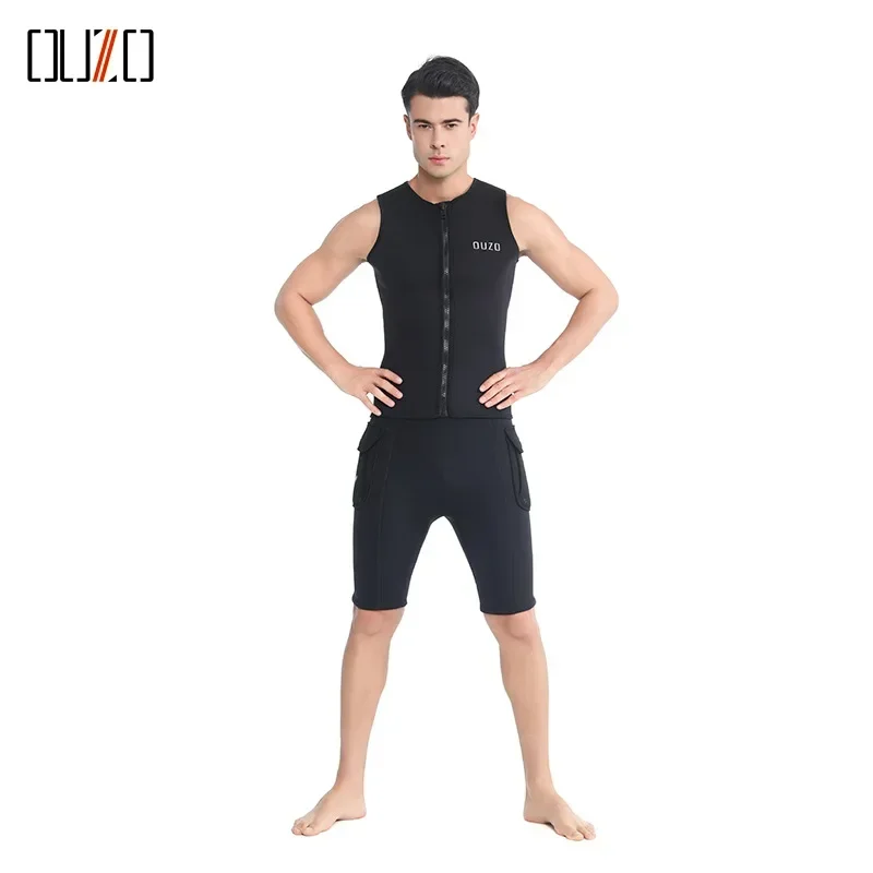 Flexible Wetsuit 3mm Diving Vest CR Super Elastic Velvet Warm Men's And Women's Surfing Beach Sailing Skills Diving Shorts