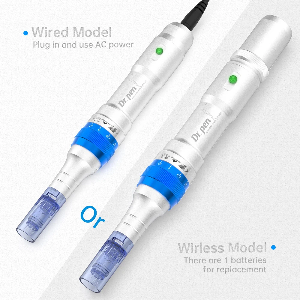 Dr.Pen Ultima A6 Microneedling Pen Professional Electric Derma Auto Pen with 20Pcs Needle Cartridges for Skincare CE & RoHS