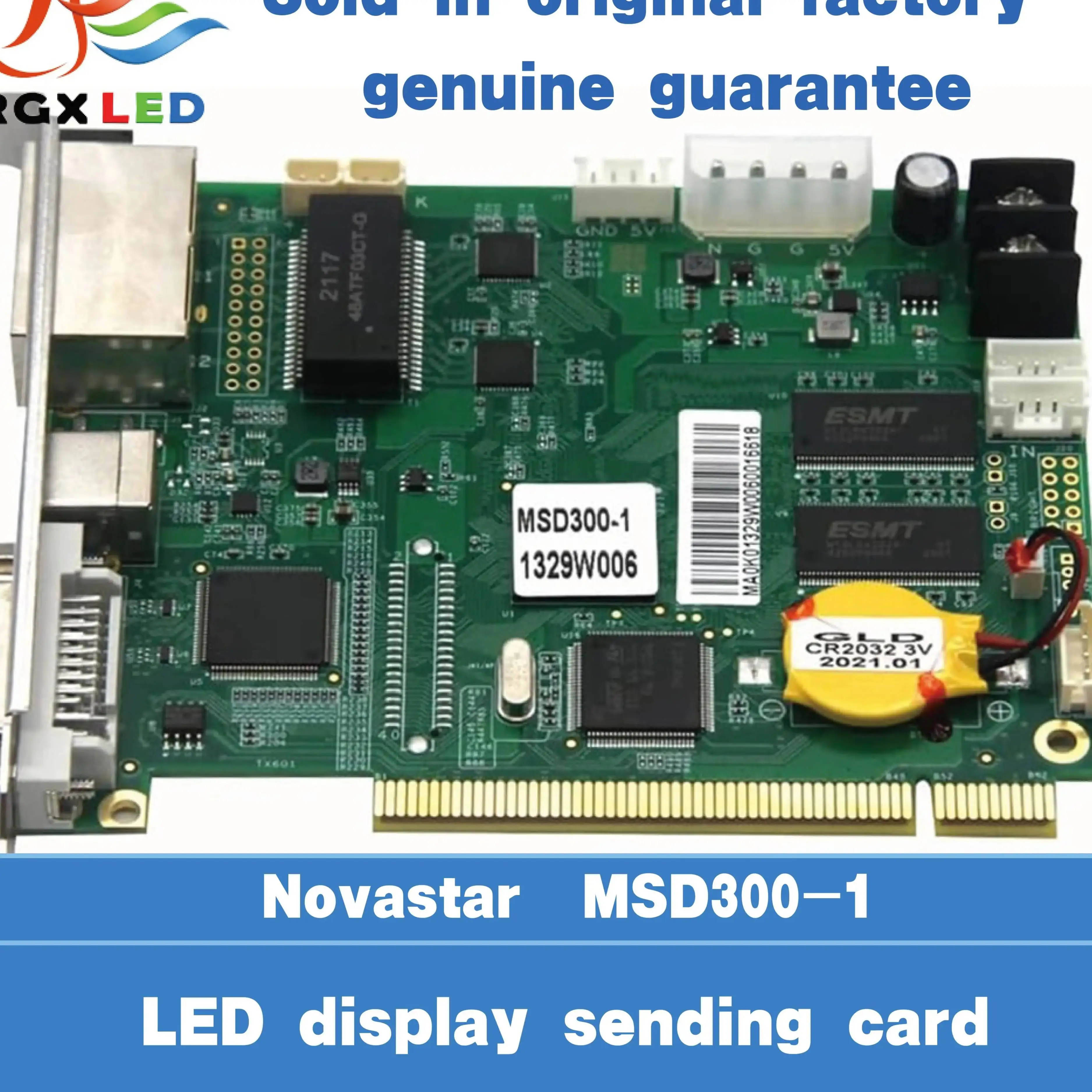 novastar MSD300-1LED Display control system has a delivery card for a large full-color LED display