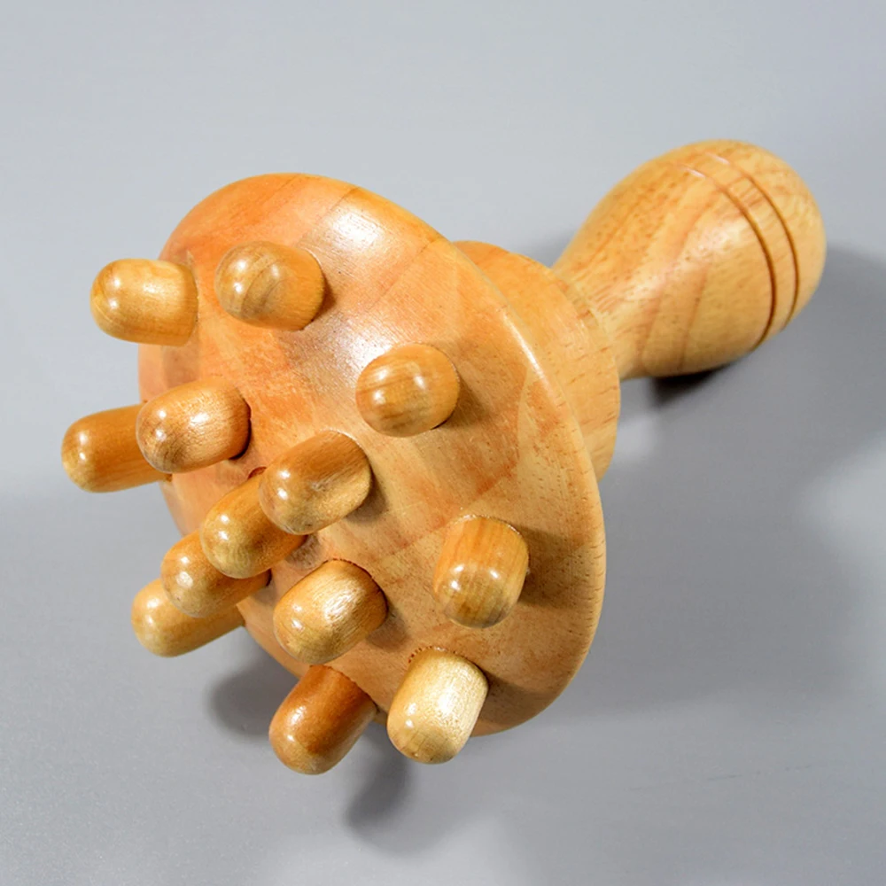 

Многоточечный деревянный лимфатический массажер «Осьминог» — универсальный инструмент для облегчения глубоких тканей и триггерных точек для шеи, спины и ног, портативный