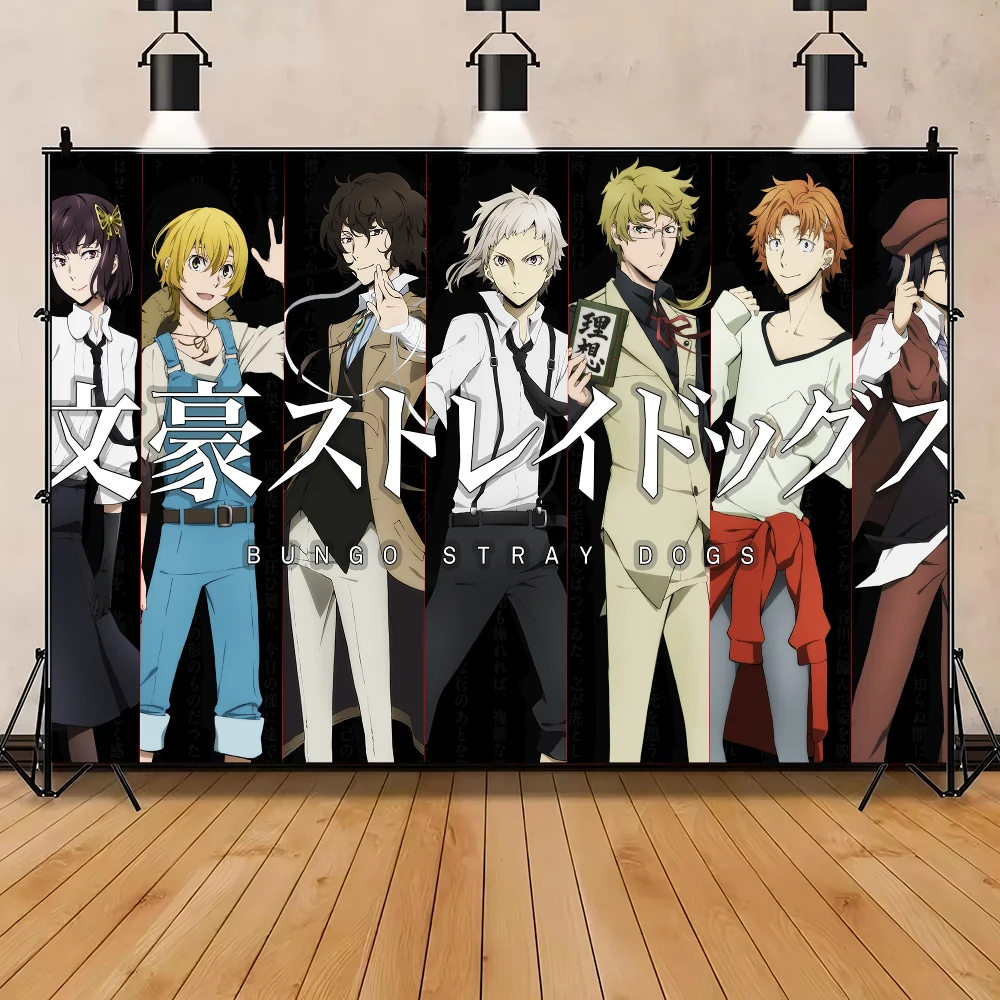 Bungo Stray Dogs Backdrop Tropical Summer Photography Background Photobooth Photozone - view 4