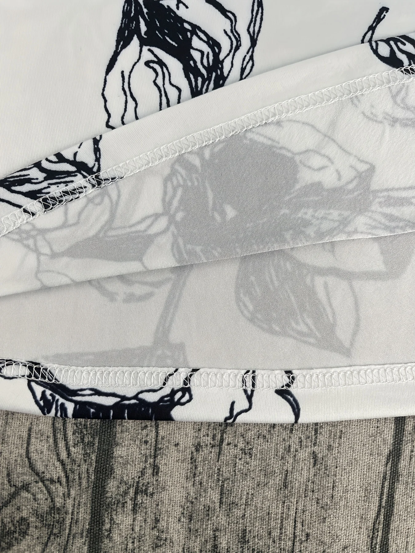 Luxy Trio Women's Plus Size Elegant Floral Print Skirt, A-Line, - Perfect for Spring & Summer