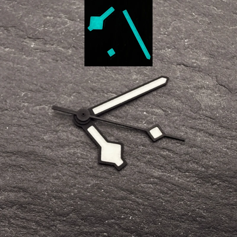 NH35 ندفة الثلج ساعة الأيدي الأزرق مضيئة ساعة الأيدي يناسب NH35 NH36 4R35 7S26 حركة SKX007 SRPD ساعة الأيدي التحديثية أجزاء